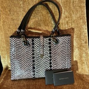 Gorgeous and Rare Bottega Veneta Exotic Leather Handbag